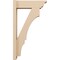 Ekena Millwork 5 1/2-in W x 16-in D x 28-in H Balboa Trad Rough Cedar Woodgrain TimberThane Outlooker, Primed Tan OUTUR055X16X28BOA04RCPR - alternate 5